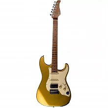 Mooer GTRS S801 электрогитара, золотистый, HSS, корпус из липы