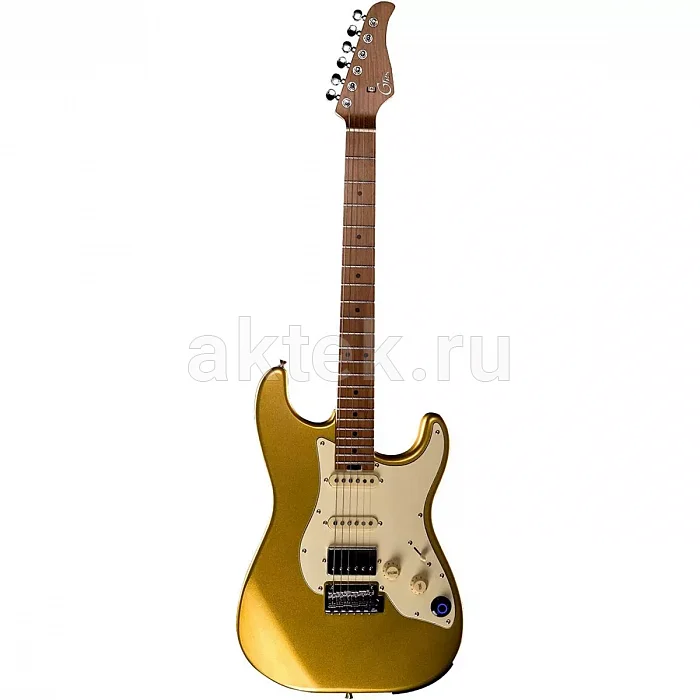 Mooer GTRS S801 электрогитара, золотистый, HSS, корпус из липы
