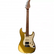Mooer GTRS S801 электрогитара, золотистый, HSS, корпус из липы