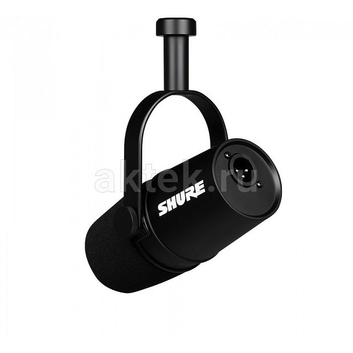 Shure MV7X Black динамический кардиоидный подкаст-микрофон с выходом XLR 5
