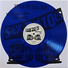 Виниловая пластинка SEX PISTOLS - LIVE IN THE USA 1978 SAN FRANCISCO 180 GRAM BLUE VINYL 12" 3