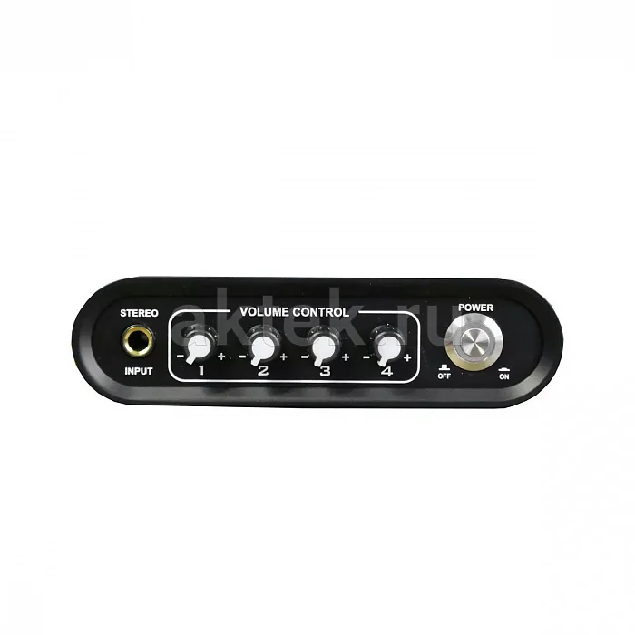 Nordfolk NHA4 четырёхканальный усилитель наушников, индивидуальная громкость, позолоченные TRS 2