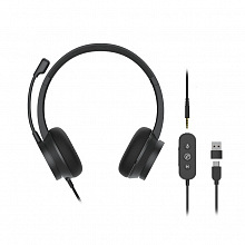 Nuroum HP10 полноразмерная гарнитура USB/TRS 3,5 мм с микрофоном