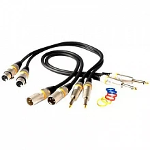 Rockcable RCL30390 D6 F кабель XLR–Jack 6,3