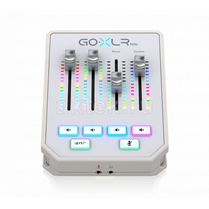 TC Helicon GO XLR MINI-WH звуковой интерфейс для live -стриминга 5