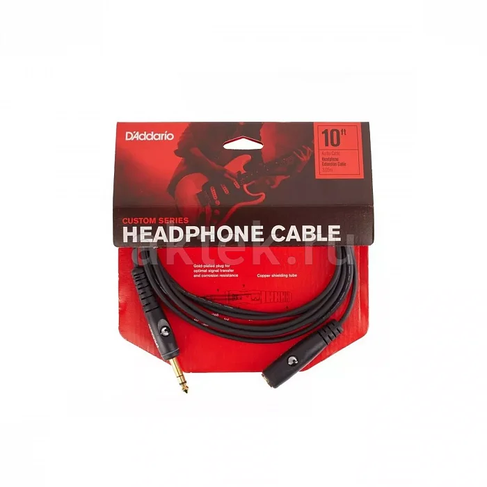 D’Addario PW-EXT-HD-10 удлинитель наушников Jack 3,5, 3 м 2