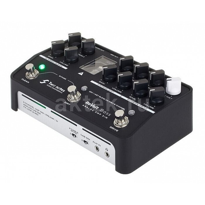 Басовая педаль эффектов Two Notes ReVolt Bass Preamp 7
