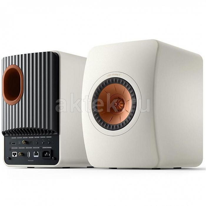 KEF LS50 Wireless II Mineral White полочная акустика, 380 Вт, Roon