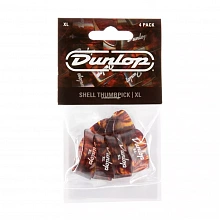 Dunlop 9024P Plastic Thumbpick Shell 4Pack медиаторы-когти, жёсткие, 4 шт