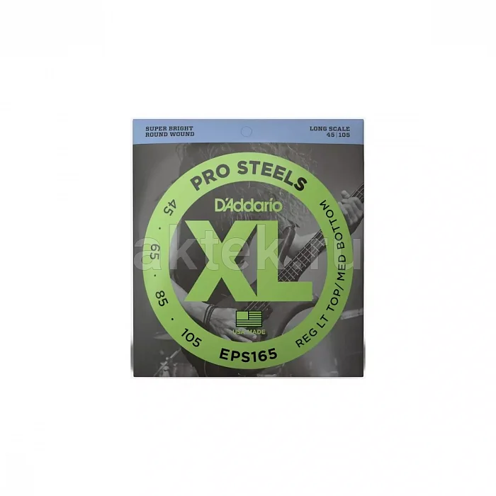 D'Addario EPS165 струны для бас-гитары, 45-105