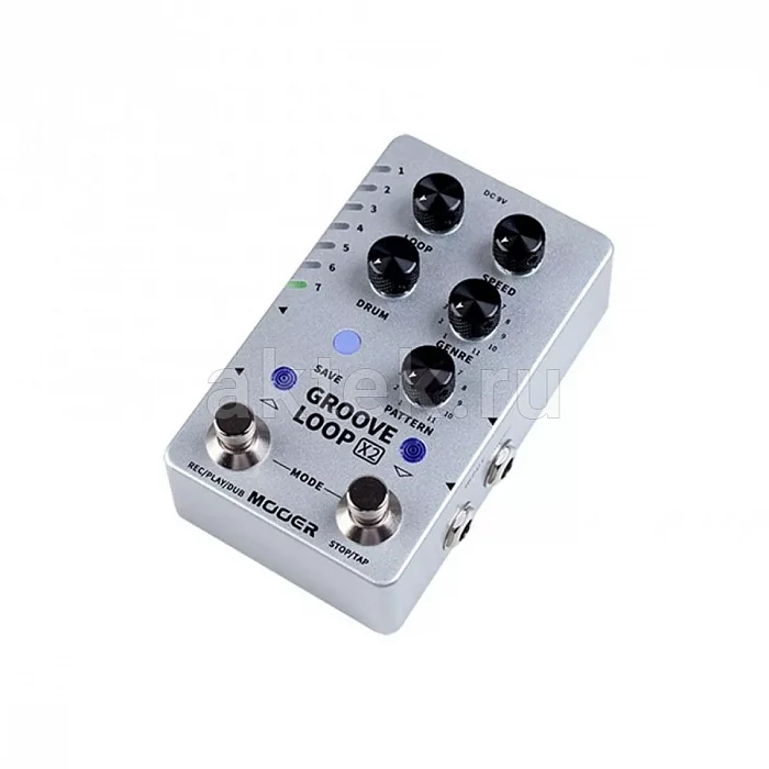 Mooer Groove Loop X2 стереолупер и драм-машина, 121 грув 3