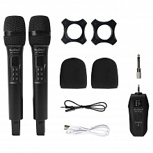 Беспроводные микрофоны с Bluetooth и аудиоприемником SkyDisco MIC-WL205 3