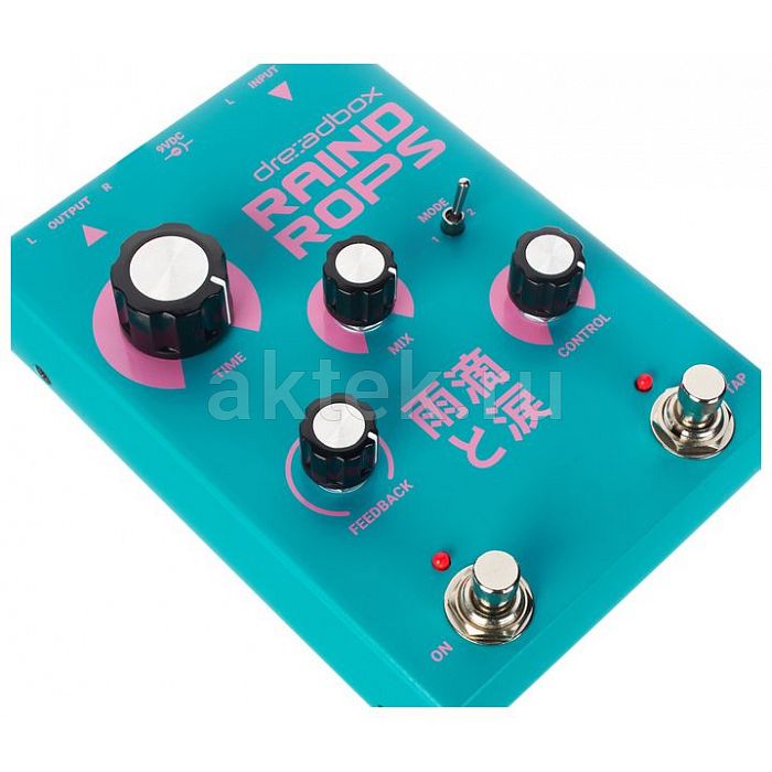 Гитарная педаль реверберации и задержки Dreadbox Raindrops 11