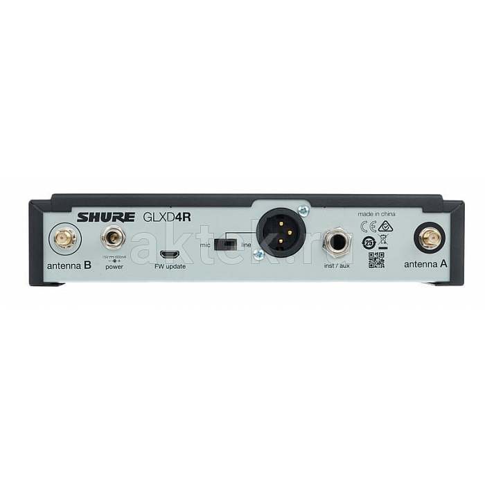 Рэковая цифровая радиосистема SHURE GLXD14RE/MX53 Z2 2.4 GHz 2
