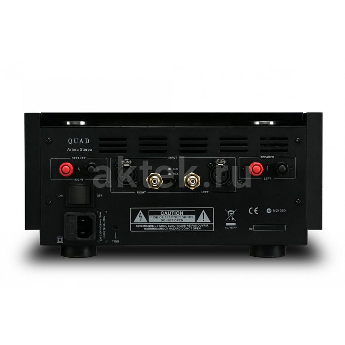 Quad Artera Stereo Aluminium Black усилитель мощности, 2×140 Вт 3