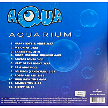 Виниловая пластинка AQUA - AQUARIUM 180 GRAM BLACK VINYL 12" 2