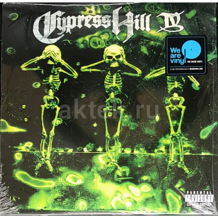Виниловая пластинка CYPRESS HILL - IV 180 GRAM BLACK VINYL 12"