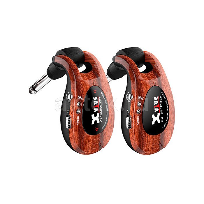 Цифровая гитарная радиосистема XVIVE U2 Guitar wireless system wood 3