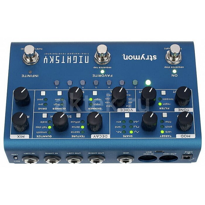Педаль эффектов реверберации Strymon Night Sky 11