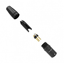 SEETRONIC SCHM3-B кабельный XLR-разъём male, три контакта 3