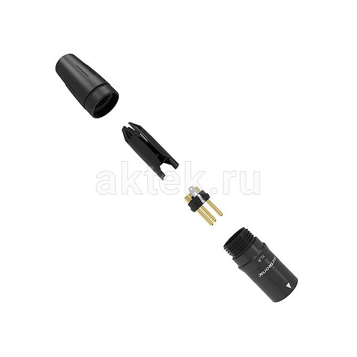 SEETRONIC SCHM3-B кабельный XLR-разъём male, три контакта 3