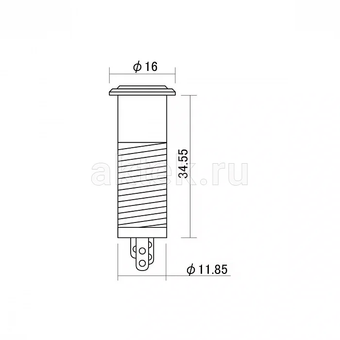 Hosco H-EP-108N закрытый гитарный разъём Jack с длинным корпусом 2