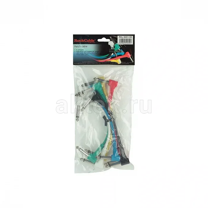 Rockcable RCL30011 D5 инструментальный кабель, 6 шт 2