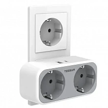 Сетевой фильтр Tessan TS-WS02DE01 Grey 2