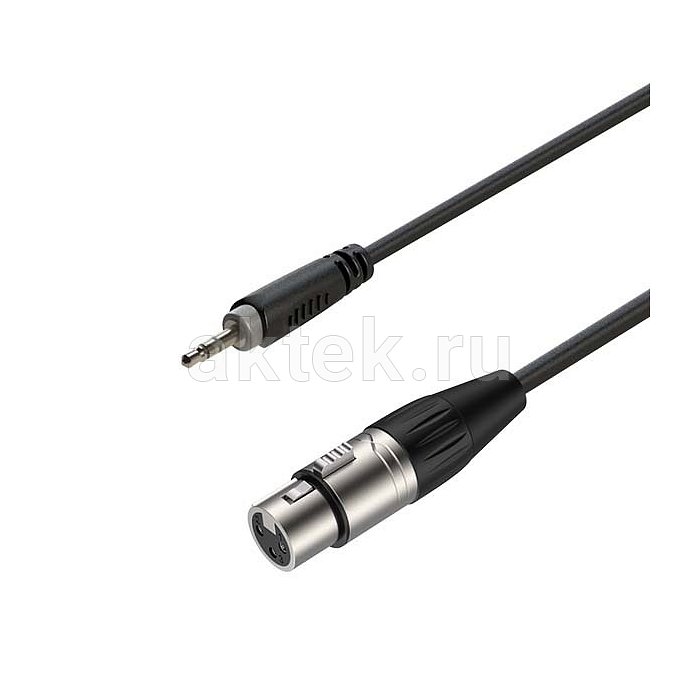 ROXTONE RACC420/3 аудиокабель XLR–Jack 3,5, 3 м, 2×0,14 мм²
