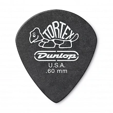 Dunlop 482P060 Tortex Pitch Black Jazz медиаторы, 0,6 мм