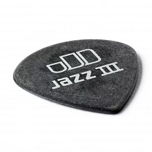 Dunlop 482P114 Tortex Pitch Black Jazz медиаторы, 1,14 мм 2