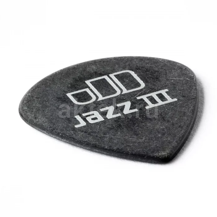 Dunlop 482P114 Tortex Pitch Black Jazz медиаторы, 1,14 мм 2