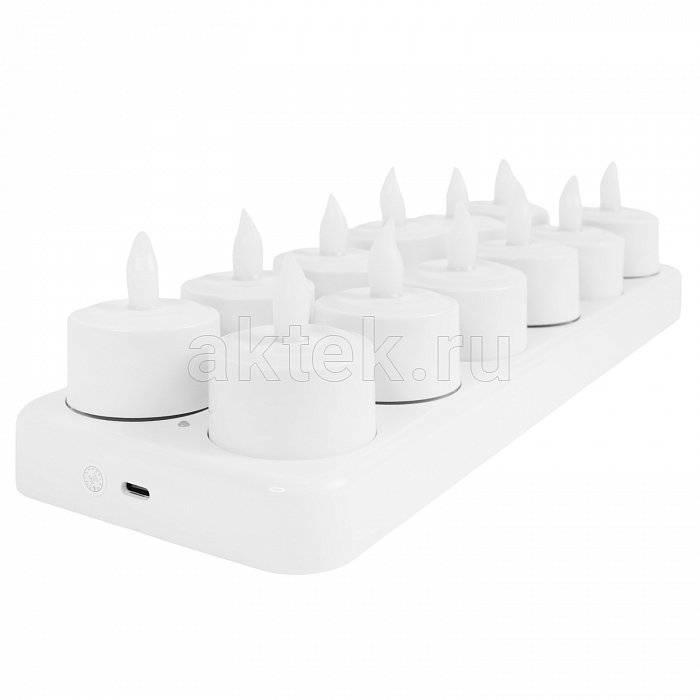 Набор чайных светодиодных свечей на аккумуляторе LED Candle 12 шт. 5