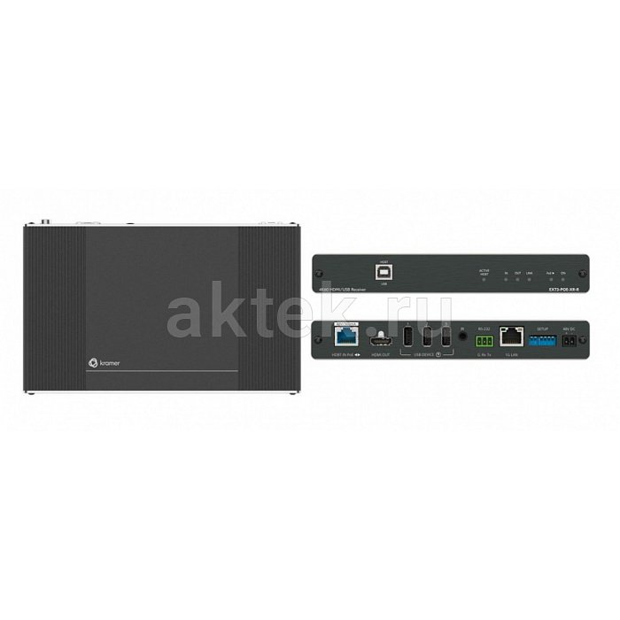 Kramer EXT3-POE-XR-R приёмник HDBaseT 3.0, 4K60, PoE