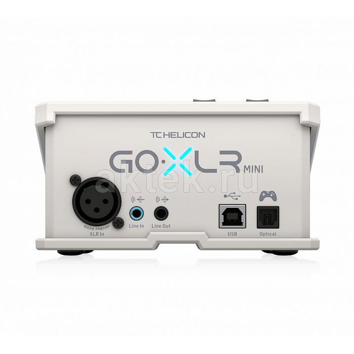TC Helicon GO XLR MINI-WH звуковой интерфейс для live -стриминга 4