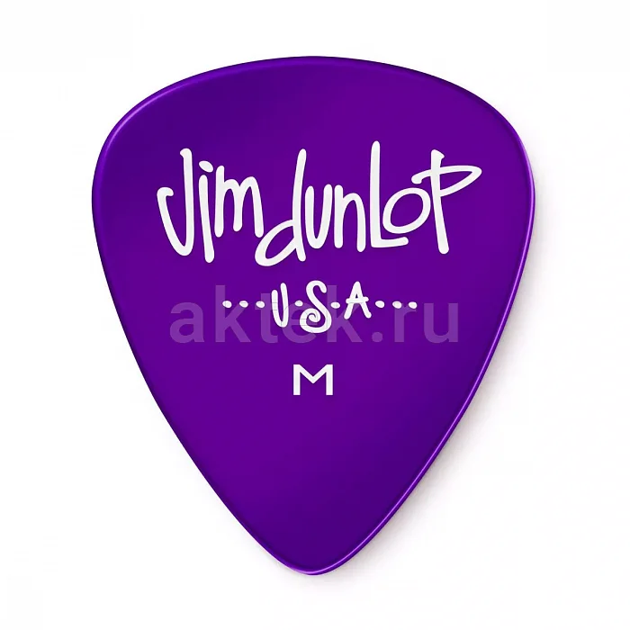 Dunlop 486PMD Gels M Purple 12Pack медиаторы, medium, 12 шт