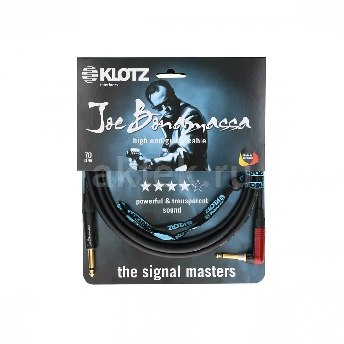 Klotz JBNRSP060 инструментальный кабель, 6 м