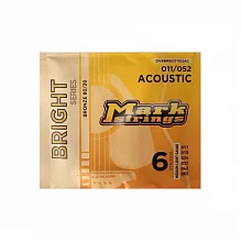 Markbass Bright Series DV6BRBZ01152AC комплект струн акустической гитары, 11–52