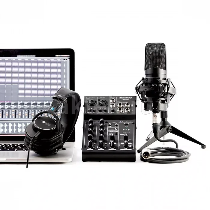 ART USBMix4 четырёхканальный USB-микшер-аудиоинтерфейс, фантомное питание 48 В 5