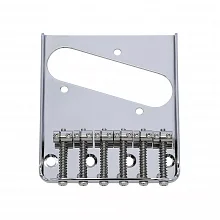 Hosco H-T-40C винтажный бридж Telecaster, 6 раздельных сёдел, хром