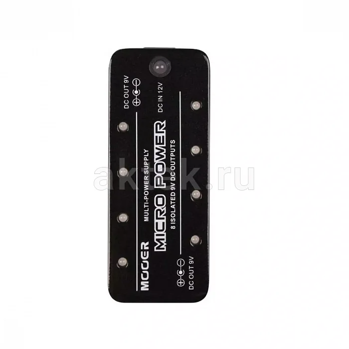 Mooer Micro Power импульсный блок питания, 8 выходов, 9 В