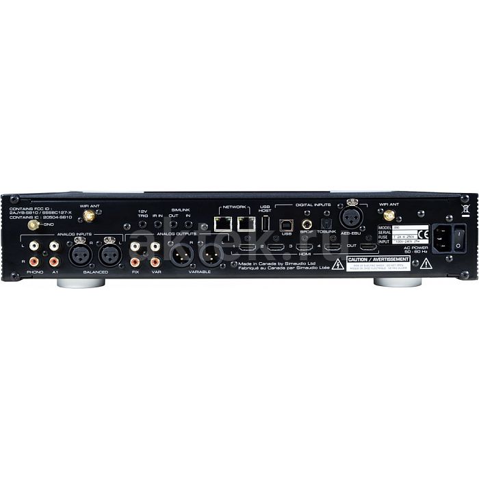 Moon by Simaudio 390 Black сетевой проигрыватель, ЦАП, предусилитель 2