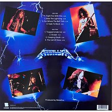 Виниловая пластинка METALLICA - RIDE THE LIGHTNING 180 GRAM BLACK VINYL 12" 2