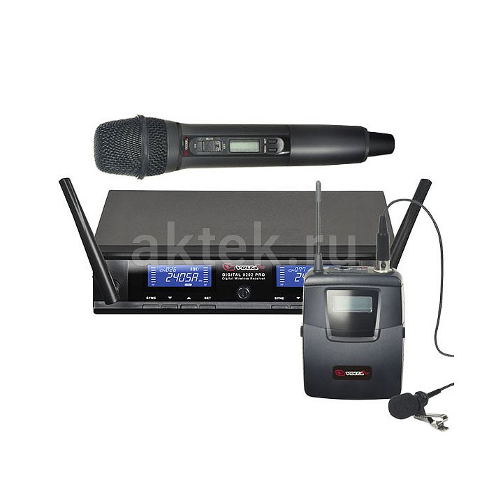 VOLTA DIGITAL 0202X PRO+ радиосистема с головным и петличным микрофонами
