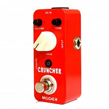 Mooer Cruncher аналоговая мини-педаль дисторшна, high-gain, 3 регулятора 3 Mooer Cruncher аналоговая мини-педаль дисторшна, high-gain, 3 регулятора 3