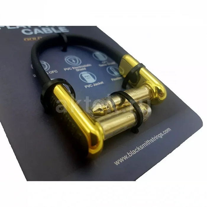 BlackSmith Patch Cable Gold Series 0.98ft инструментальный кабель 4