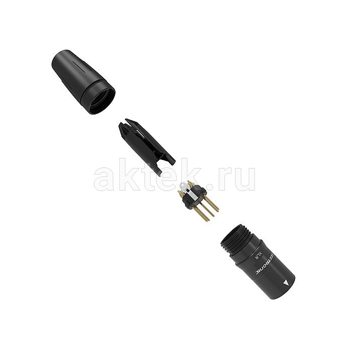SEETRONIC SCHM5-B кабельный XLR-разъём male, пять контактов 3