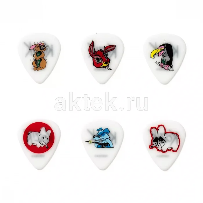 Dunlop BL109T073 Frank Kozik S1 Pick набор медиаторов, 0,73 мм 2