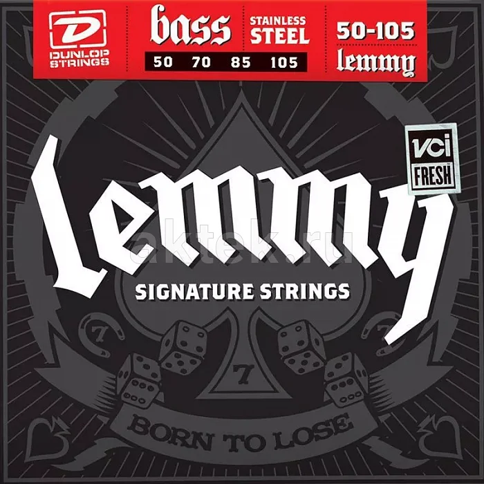 Dunlop LKS50105 Lemmy струны для бас-гитары, 50-105