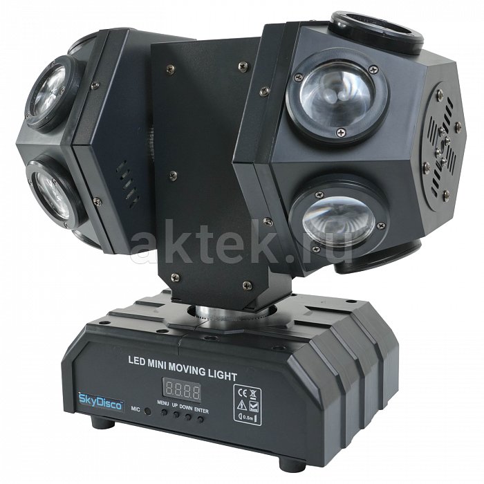 Вращающаяся голова SkyDisco 12 LED Moving Head Plus 6